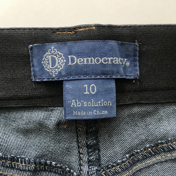 Democrary Absolution Boot Cut Jeans. Indigo Denim. Size 10 - Picture 3 of 5